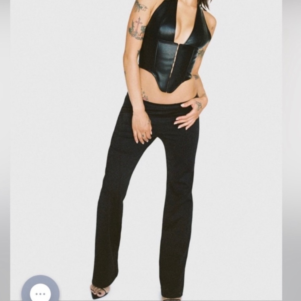 Miaou Low Rise black slacks